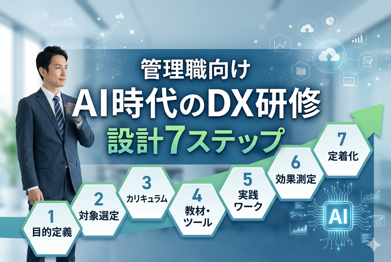 管理職向け AI・DX研修設計 7ステップ