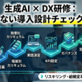 生成AI×DX研修失敗しない導入設計チェックリスト