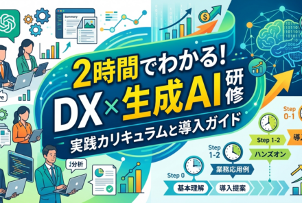 DXと生成AI研修、2時間でわかる導入ガイド