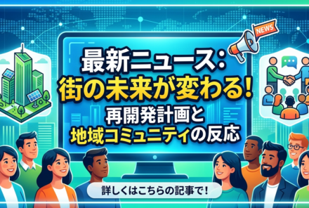 街の未来が変わる最新ニュースのサムネイル